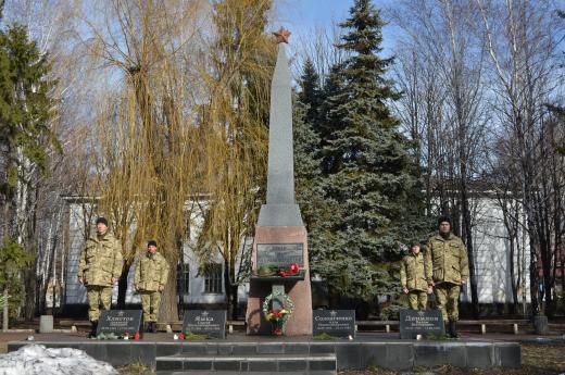 Урочистий мітинг, присвячений Дню вшанування учасників бойових дій на території інших держав