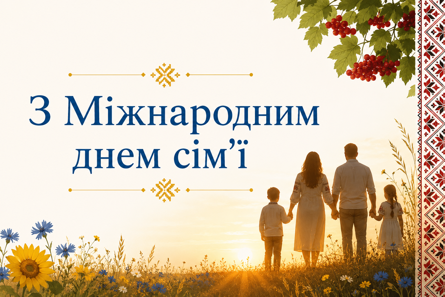 З Міжнародним днем сім’ї!