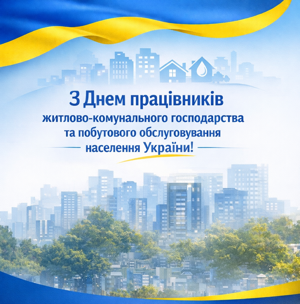 Шановні працівники житлово-комунального господарства та побутового обслуговування населення!