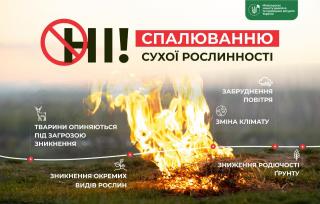 «Про недопущення випалювання сухої рослинності та побутового сміття на території  Тернівського району»