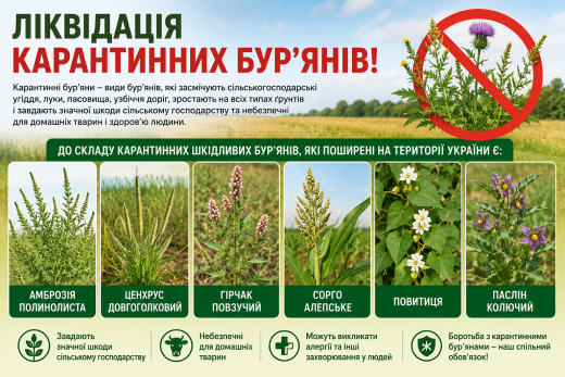 Ліквідація карантинних бур’янів!
