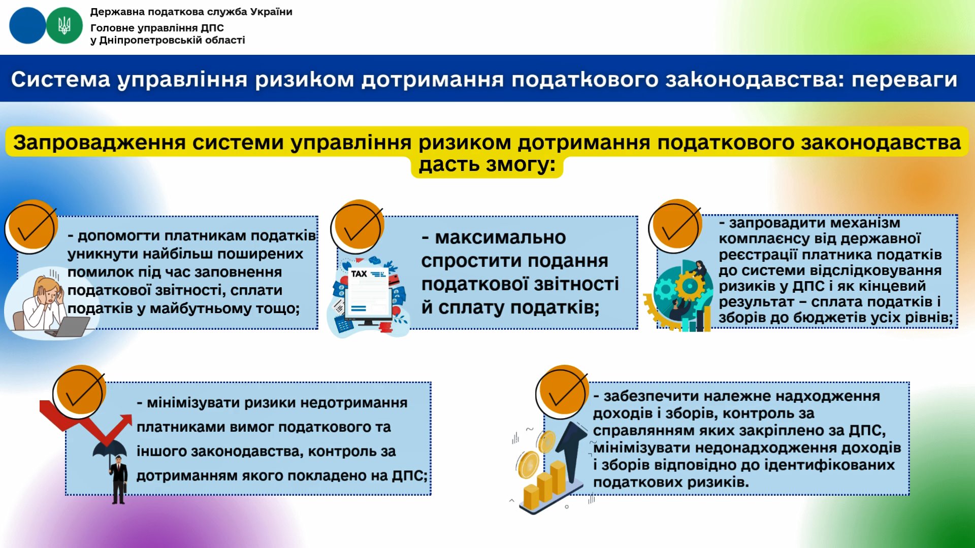 Інформація щодо податкового законодавства. Головне управління ДПС у Дніпропетровській області (Криворізький регіон)