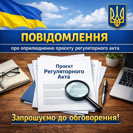 Оприлюднення проєкту регуляторного акта